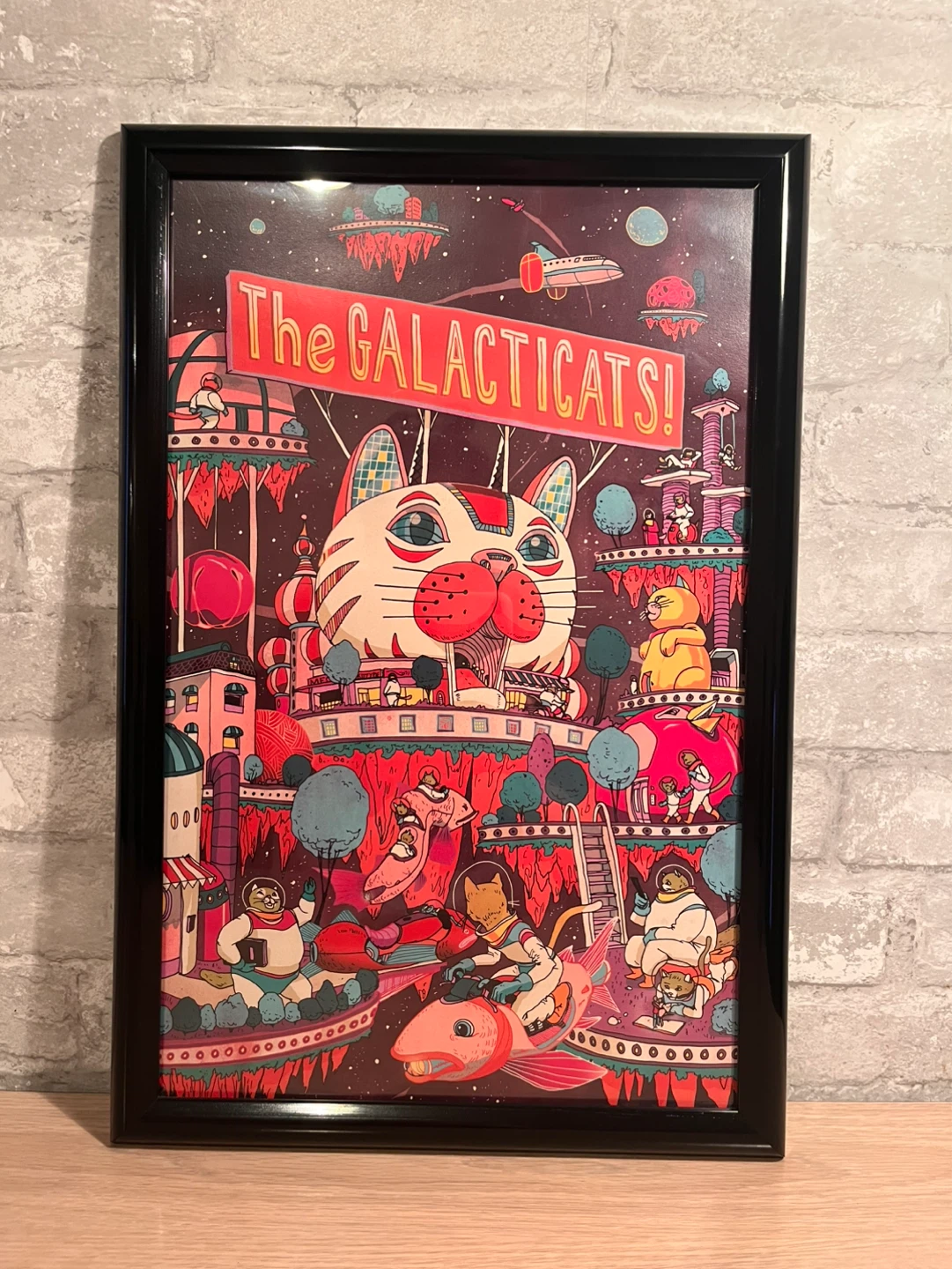 The GALACTICATS! Framed Art Print - photo 3