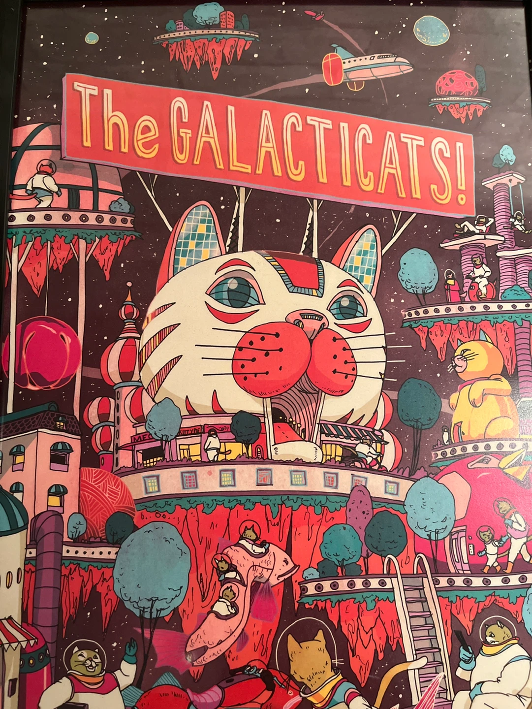 The GALACTICATS! Framed Art Print
