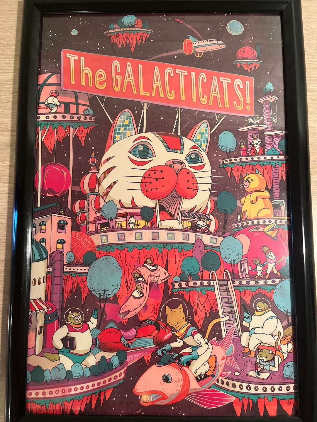 The GALACTICATS! Framed Art Print - photo 5