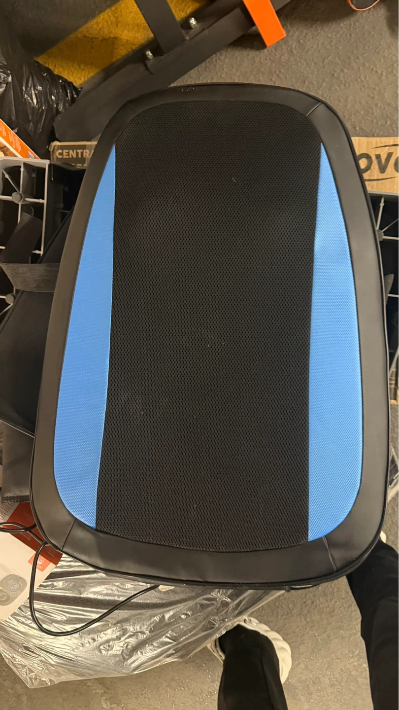 Black and Blue Massage Cushion