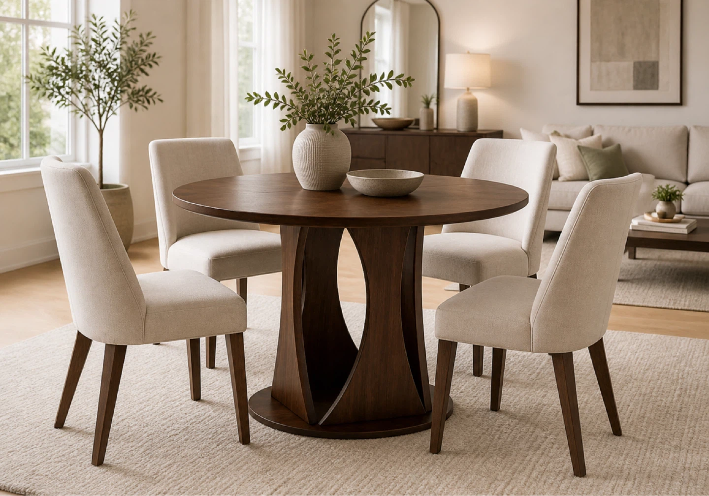 NEW Round Dining Table