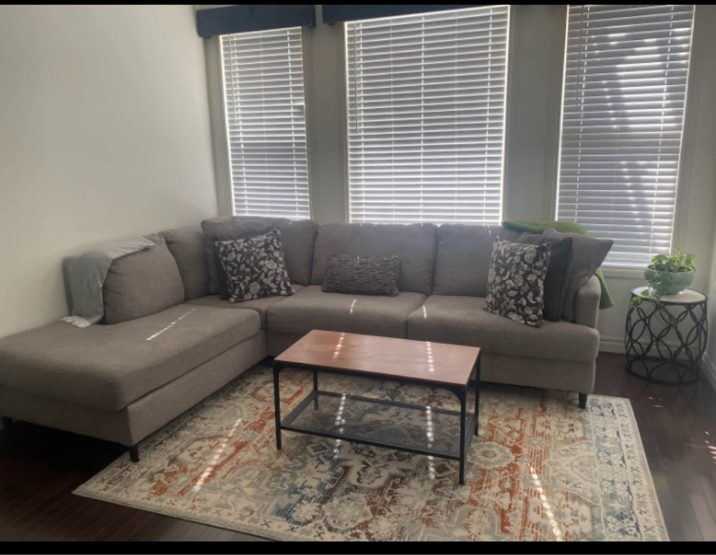 Taupe Sectional Sofa