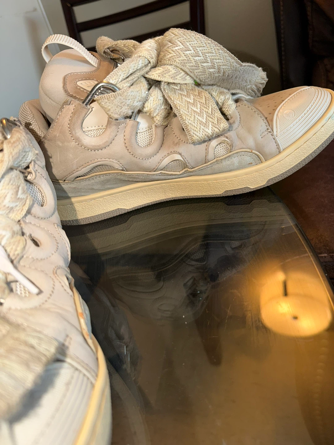Lanvin Paris High-Top Sneakers - photo 3