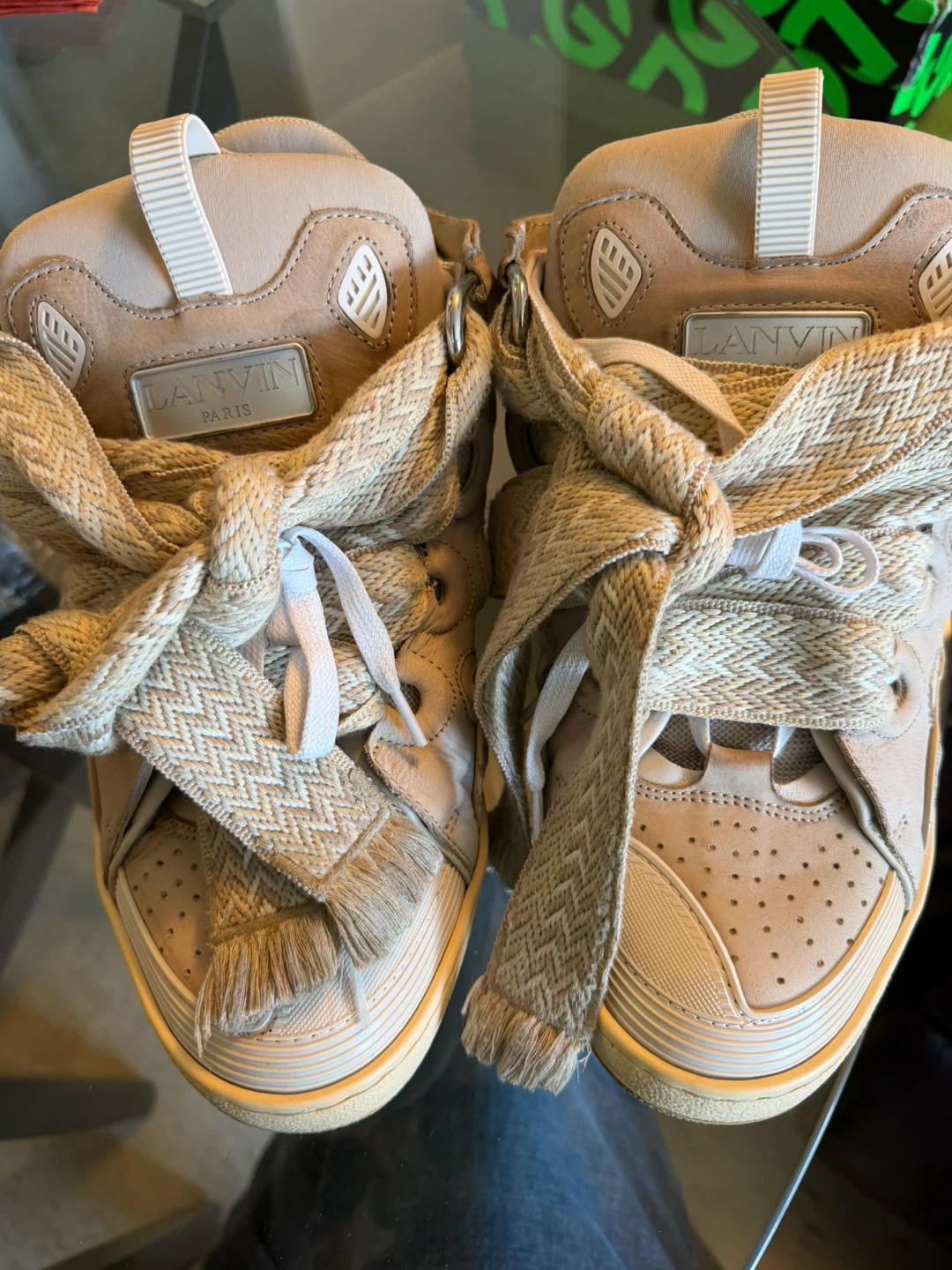 Lanvin Paris High-Top Sneakers
