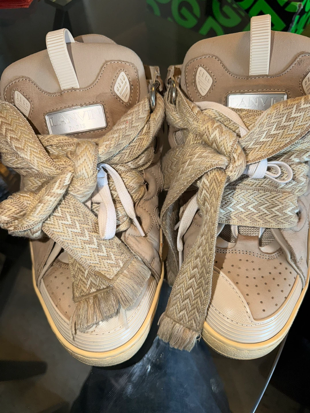 Lanvin Paris High-Top Sneakers - photo 2