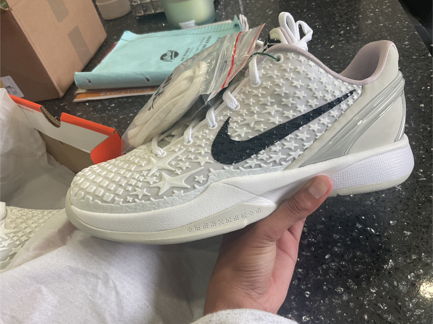 Nike Kobe 6 Protro 'All-Star' White Sneakers - photo 5