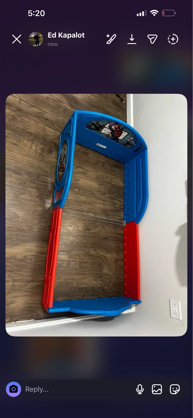 Spider-Man toddler bed