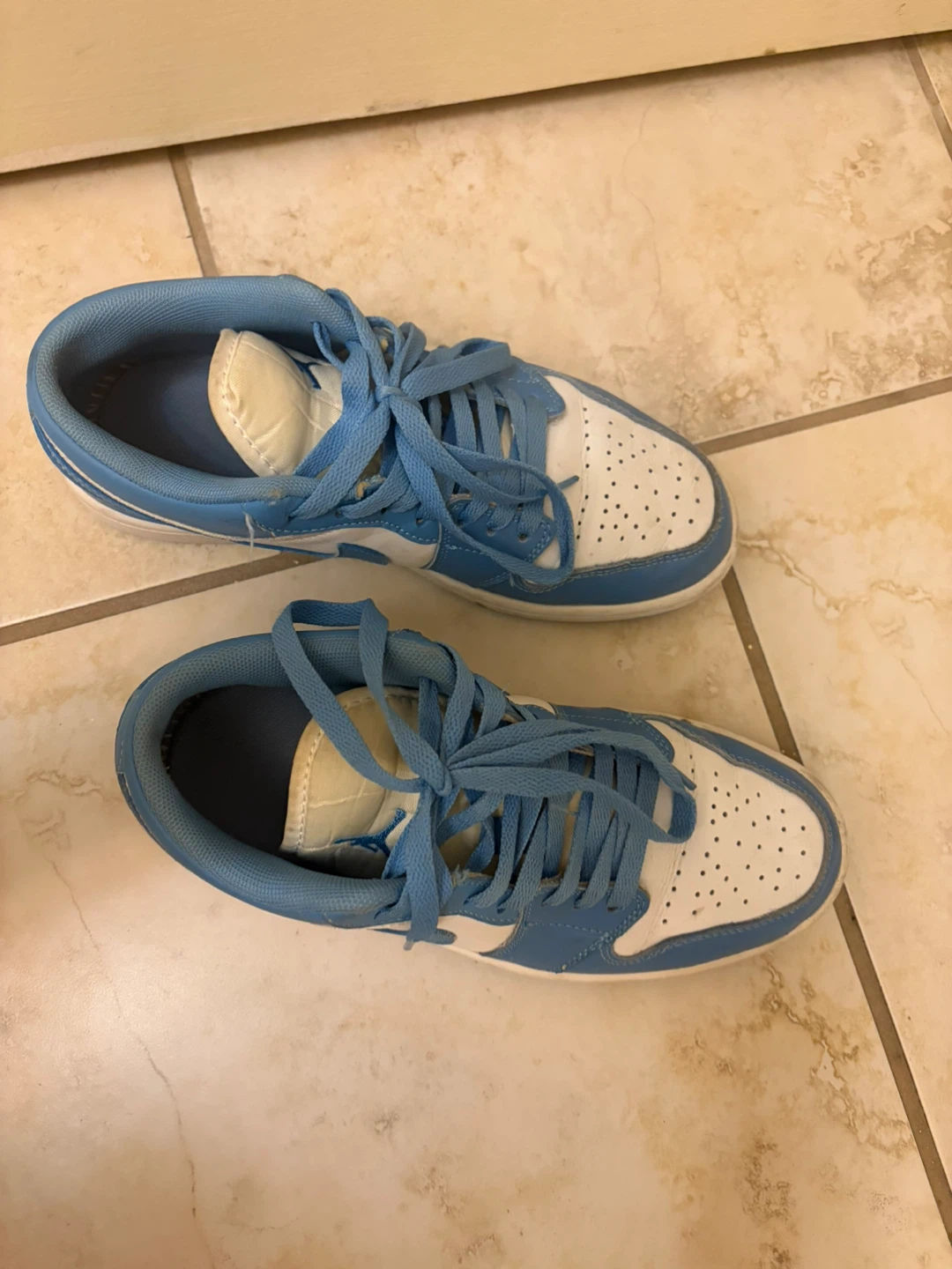 Blue Air Jordan 1 Low Sneakers - 7 - photo 2