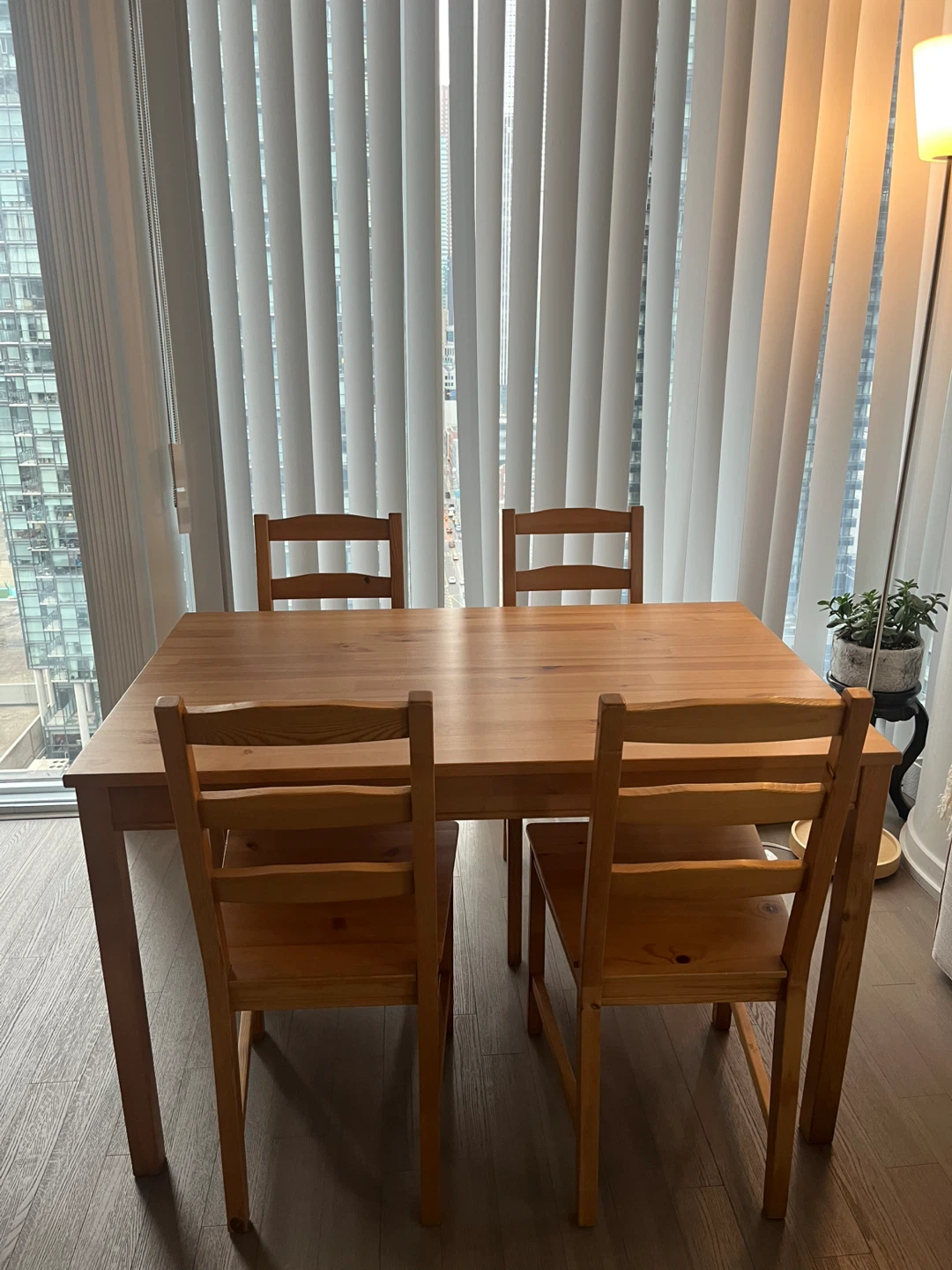 IKEA Dining Table and 4 Chairs (full set) - photo 2