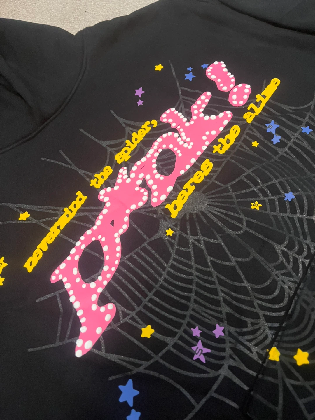 Pink Spider Hoodie - photo 3