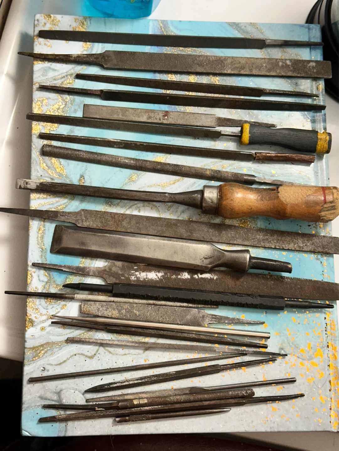 Metal files and bits lot 24 piece count