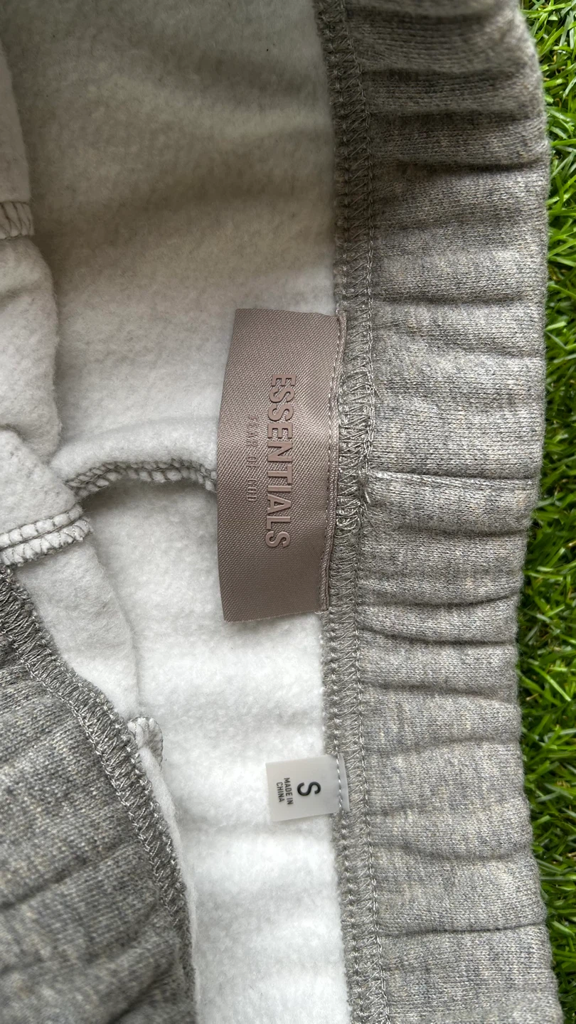 ESSENTIALS Fear of God Grey Sweat Shorts Size S - photo 3