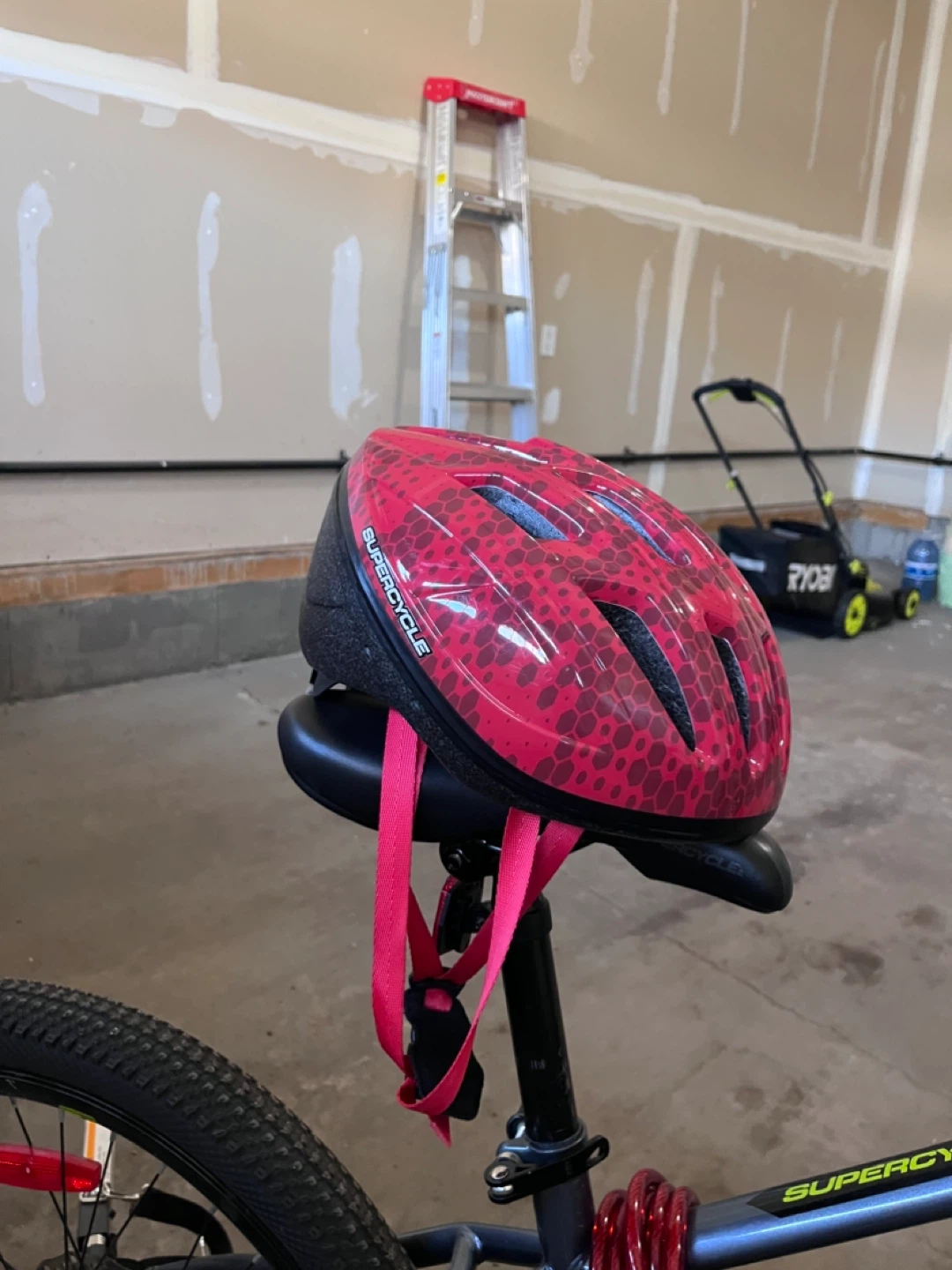 Red Bike Helmet