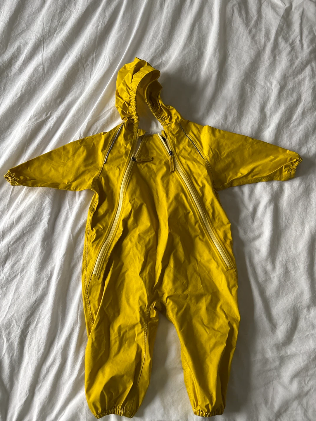 MEC Yellow Rain Suit Onesie 18 months