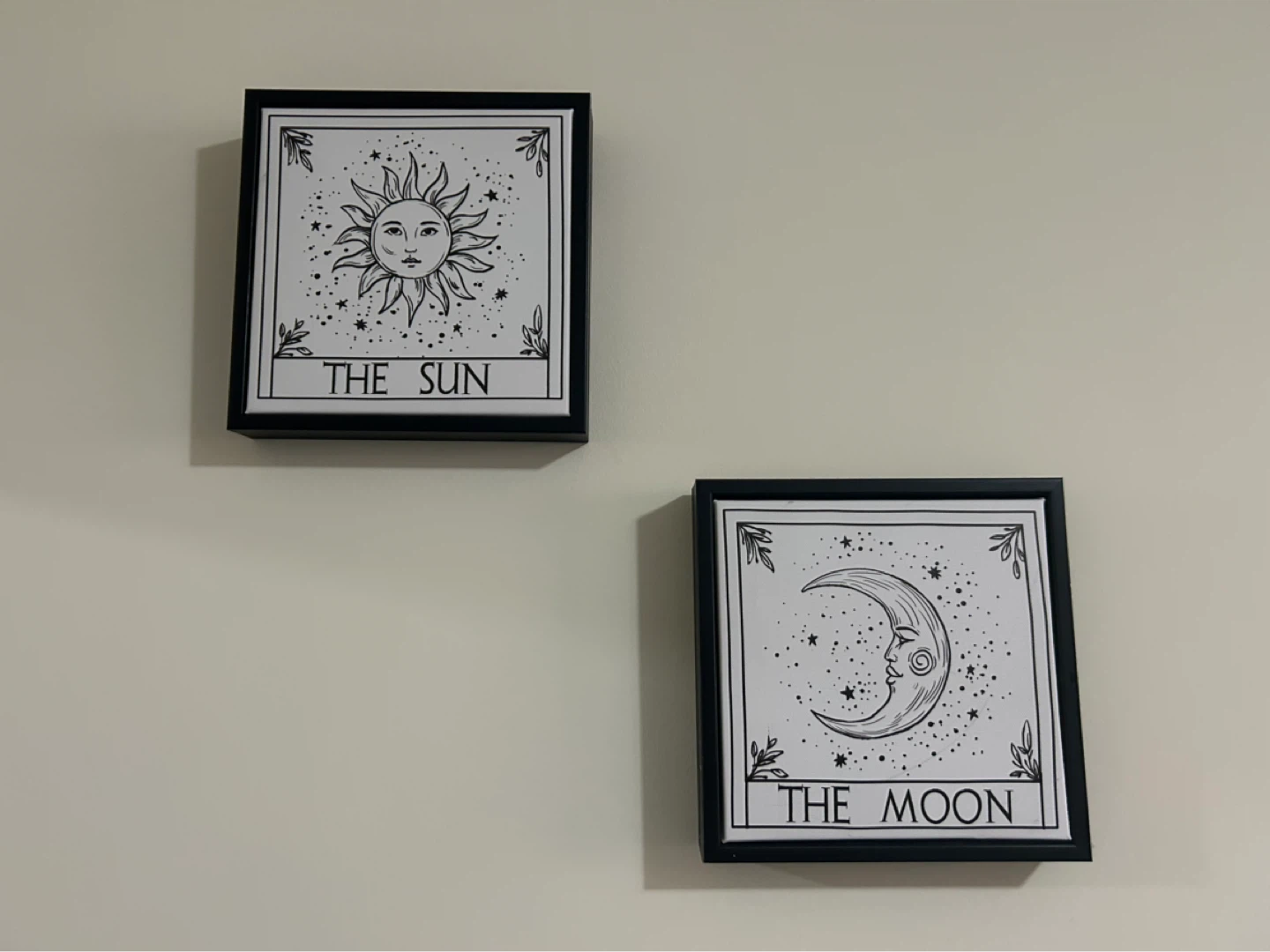 The Sun, Moon, and Stars Framed Wall Art Set - photo 2