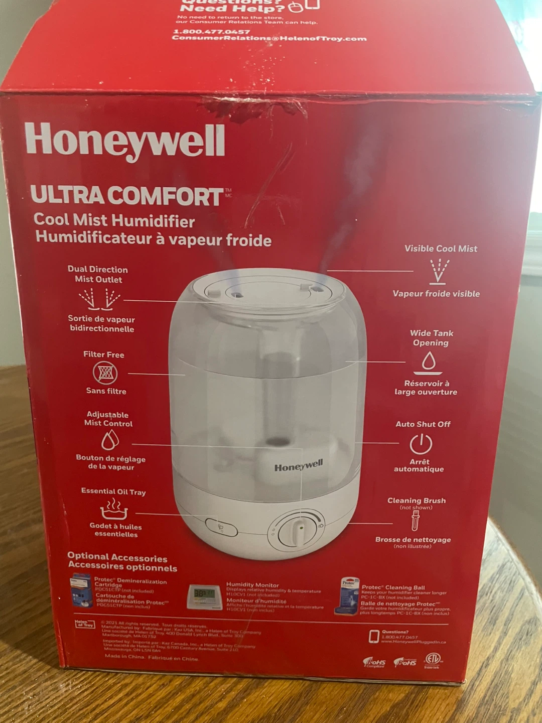 Honeywell Ultra Comfort Cool Mist Humidifier - photo 4