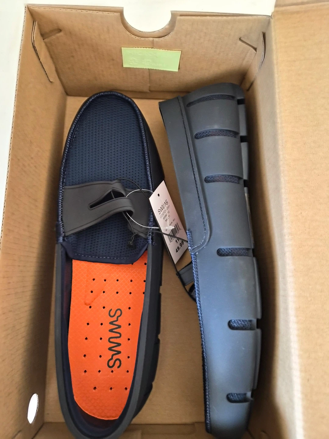 SWIMS Penny Loafer Shoes Size 11 Navy - photo 3