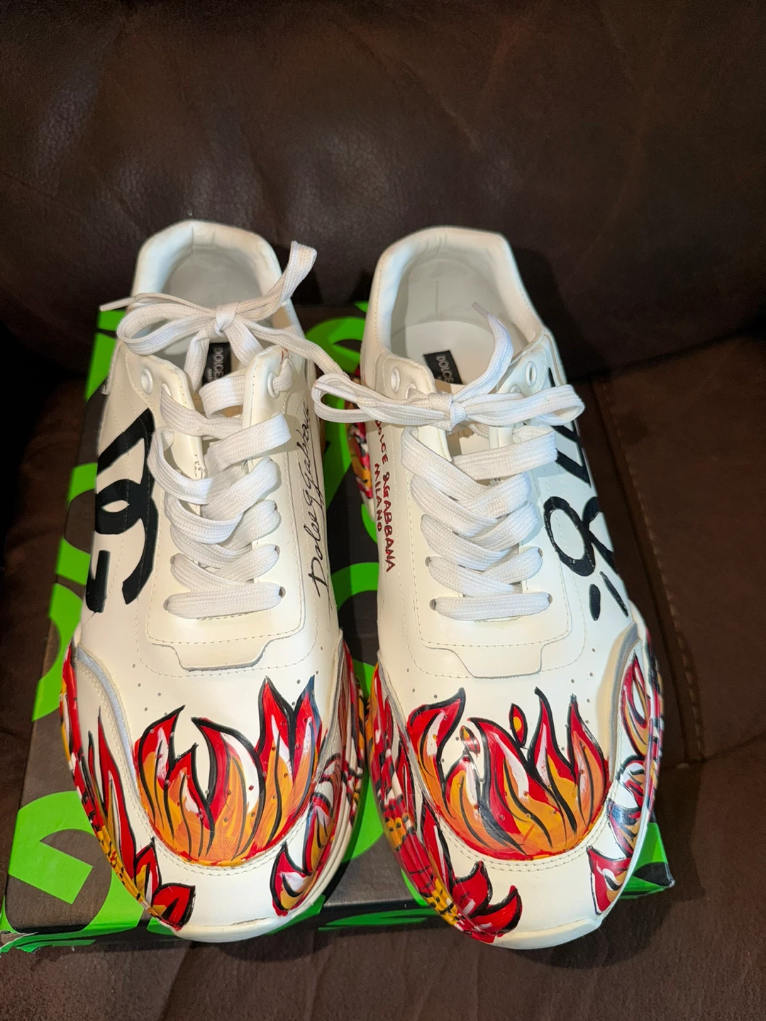 Dolce & Gabbana Flame Sneakers White - photo 4