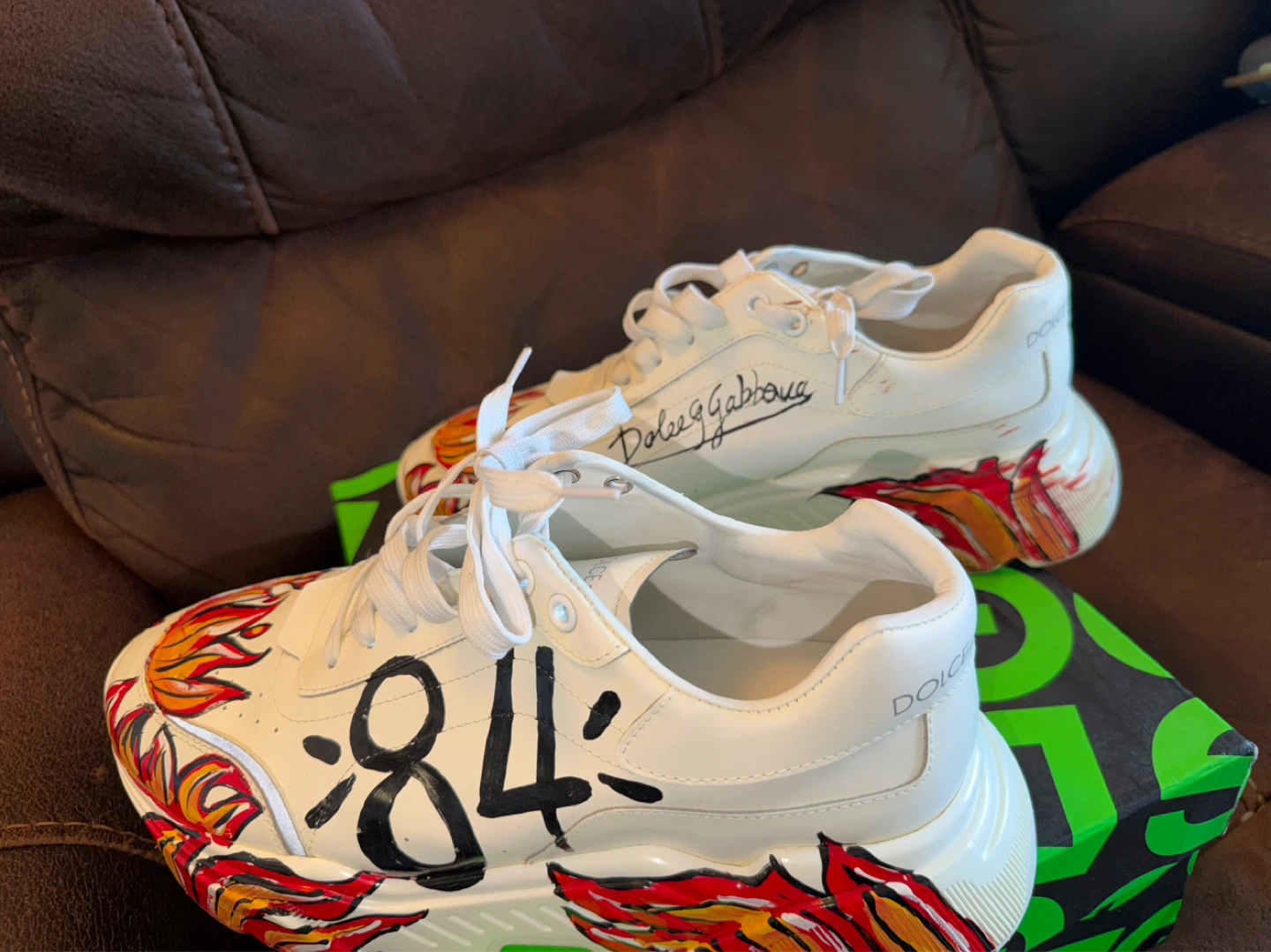 Dolce & Gabbana Flame Sneakers White - photo 2