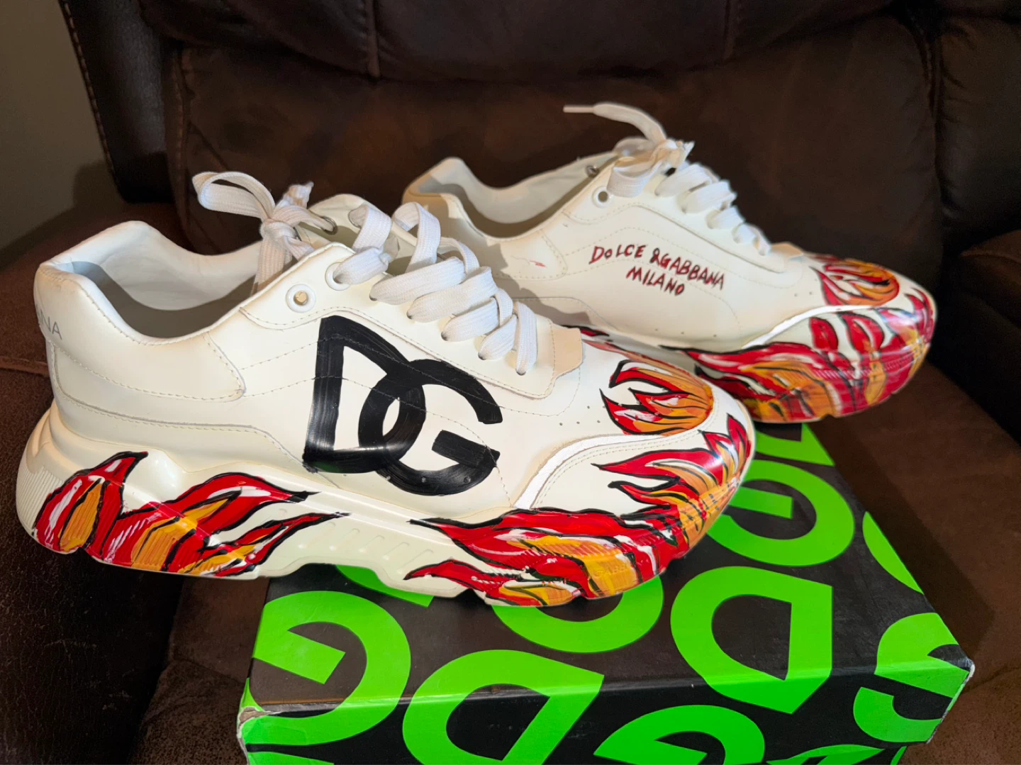 Dolce & Gabbana Flame Sneakers White - photo 3