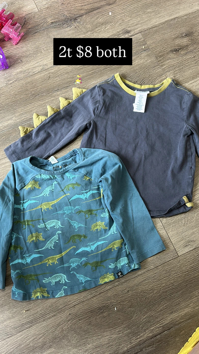 Toddler boy tops & pjs