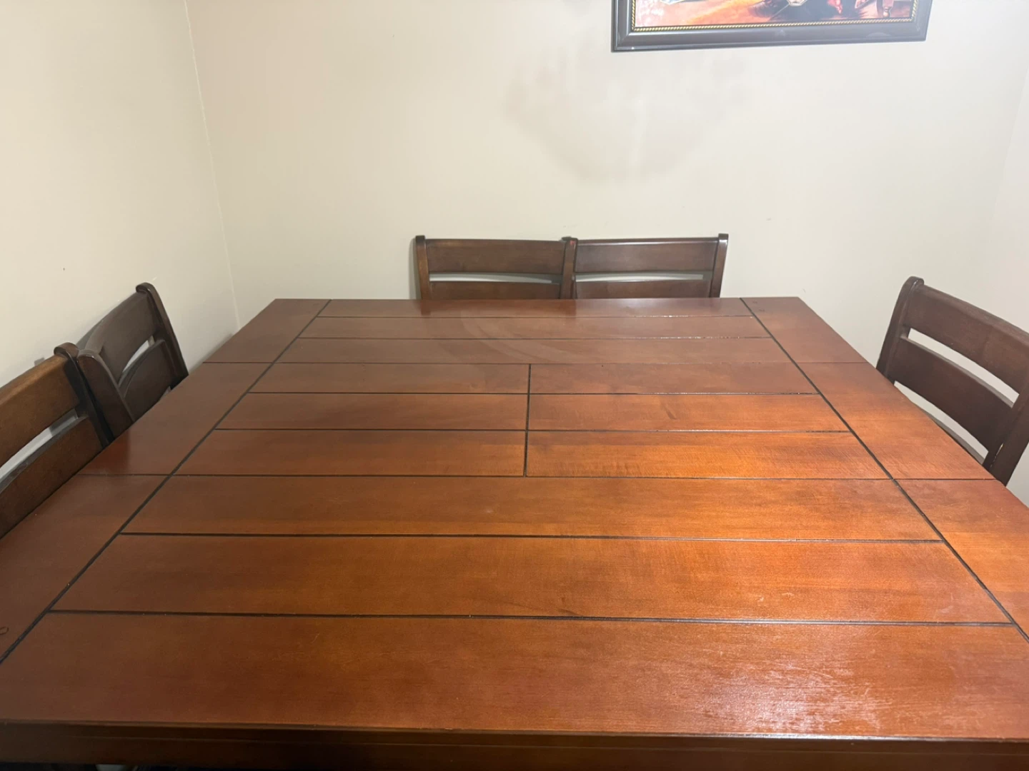 Selling a white moffat electric stove and a wooden table - photo 3