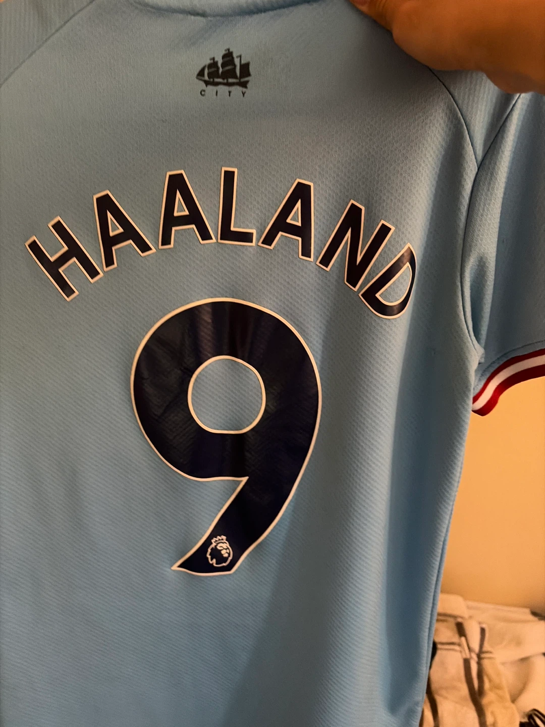 Manchester City Haaland #9 Light Blue Jersey - photo 2