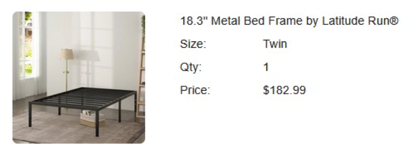 Twin Mattress + Bed Frame - photo 4