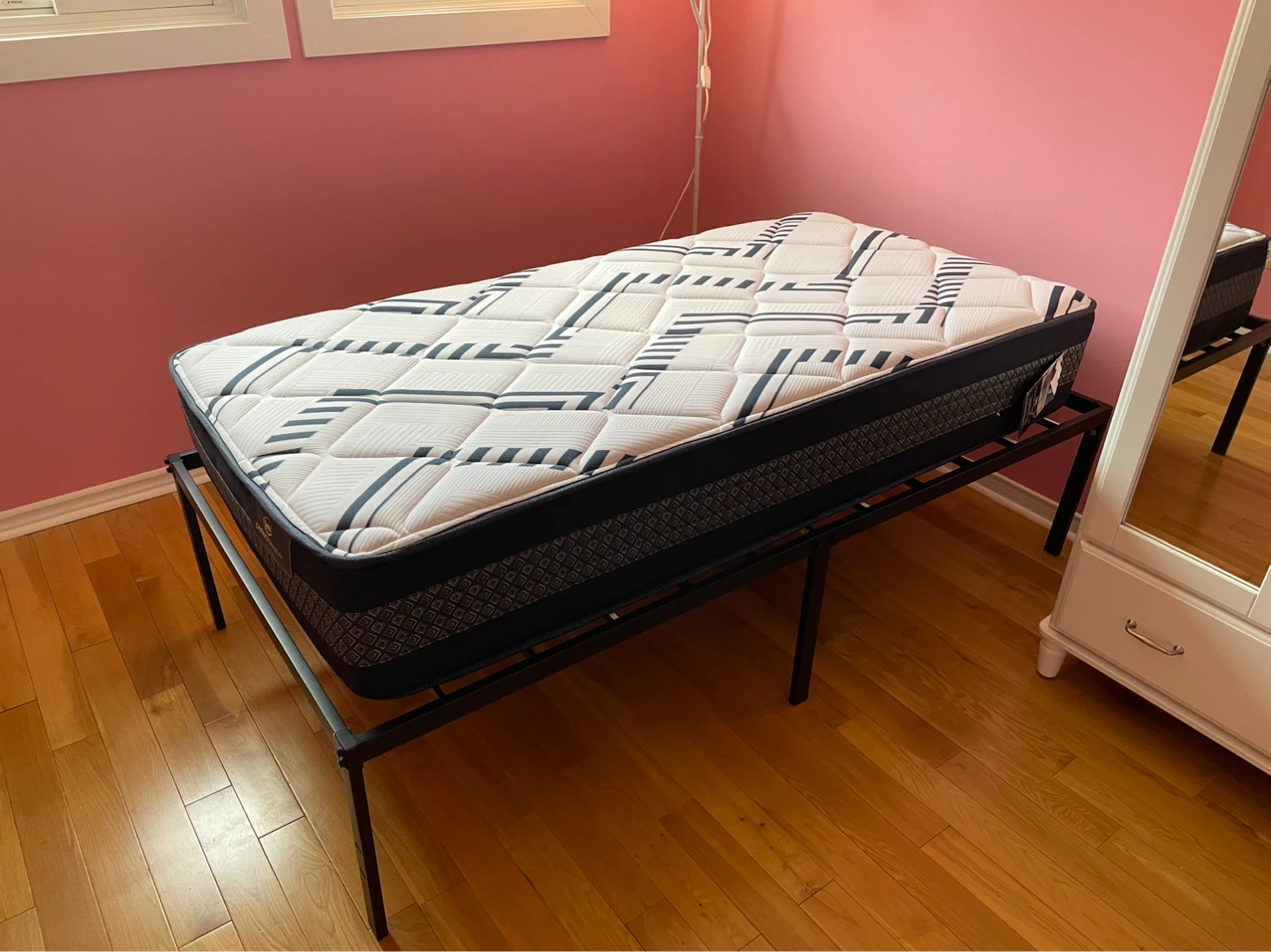 Twin Mattress + Bed Frame