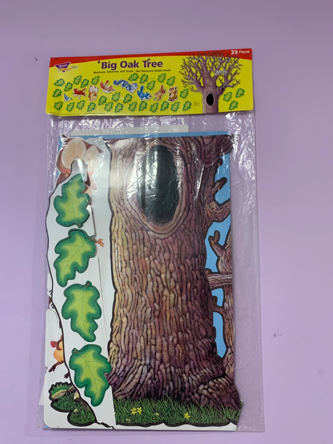 Big Oak Tree Bulletin Board Set - 39 Pieces - photo 2