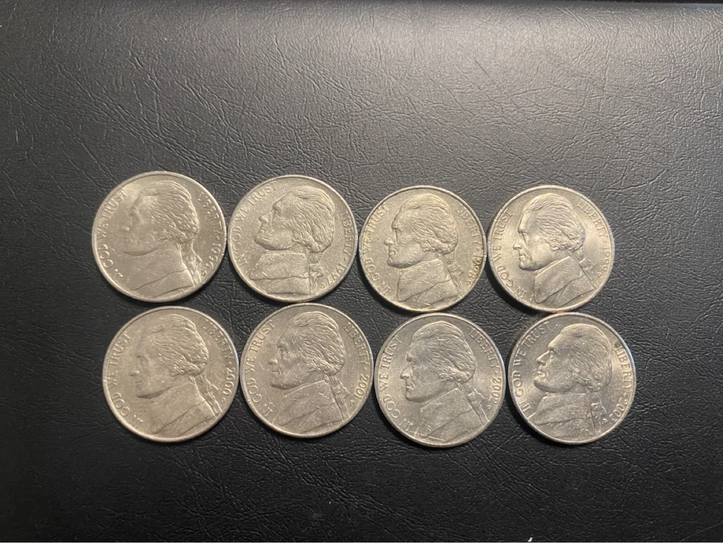 8 x Canadian Nickels (Five Cents)