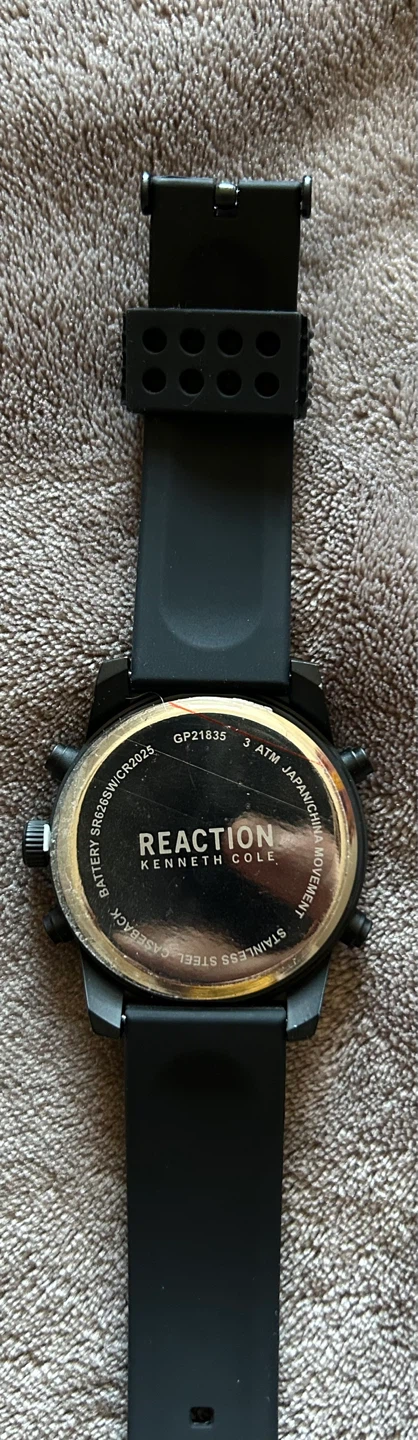 Mens watch black new - photo 3