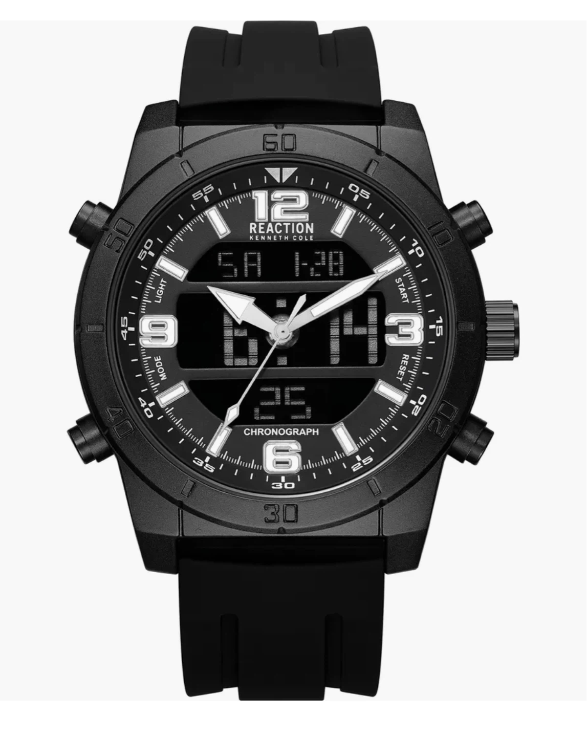 Mens watch black new - photo 4