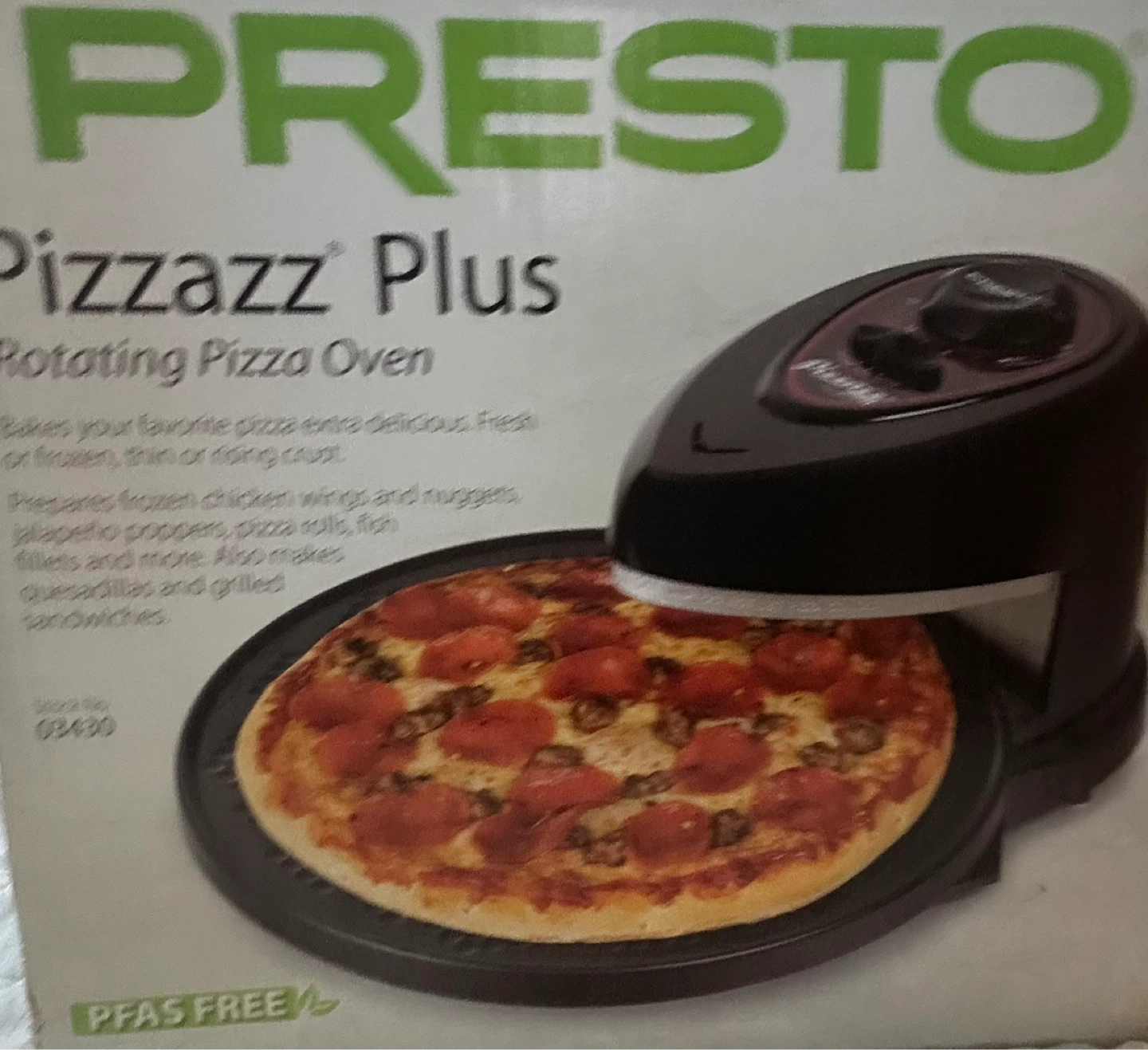 Presto Pizzazz Plus Rotating Pizza Oven - photo 2