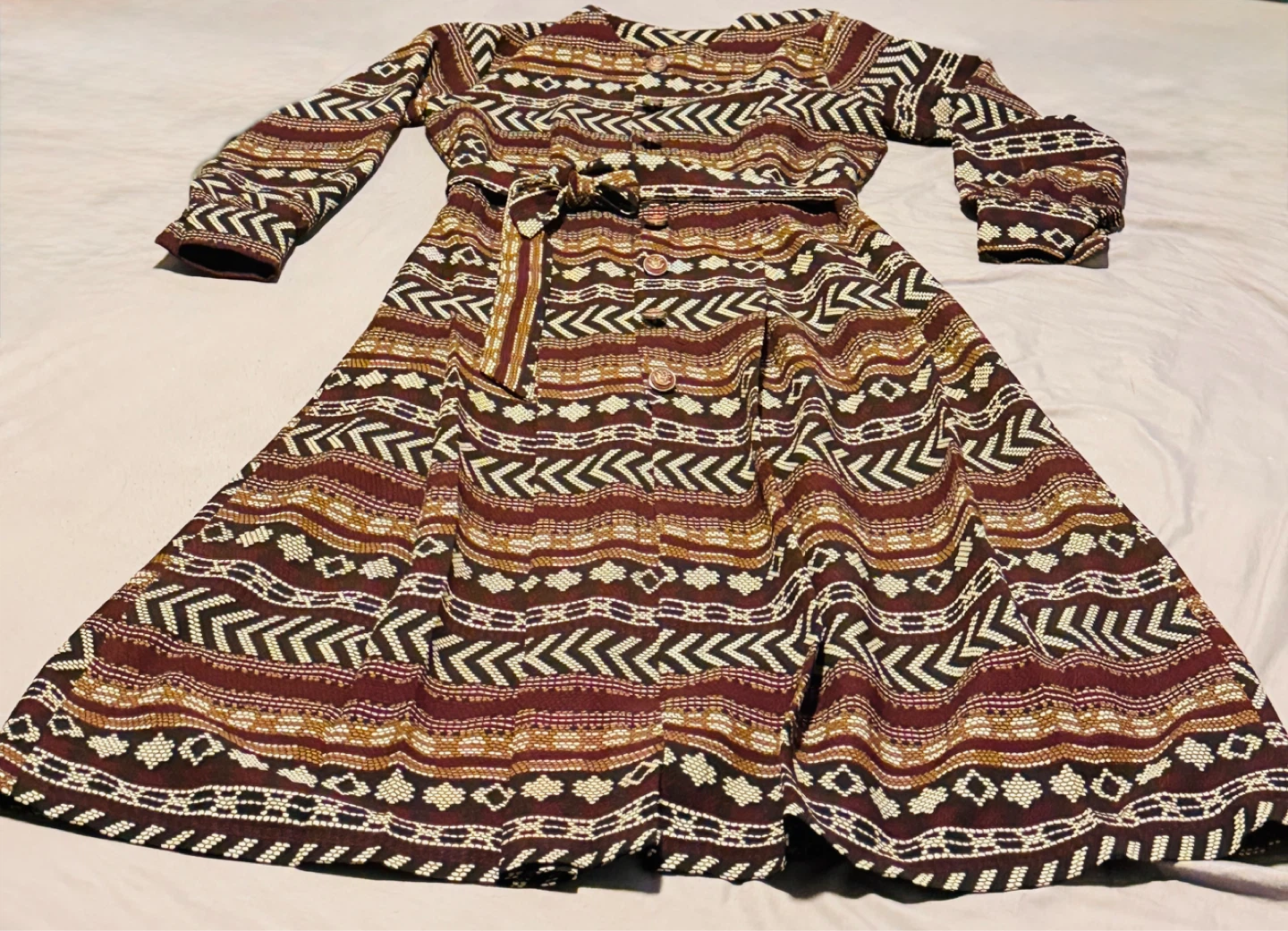 Dress with Geometric Pattern, brand new