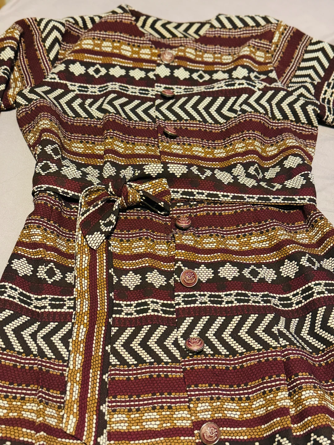 Dress with Geometric Pattern, brand new - photo 2