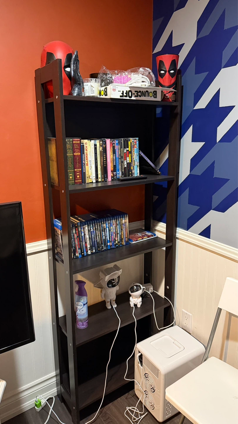 Dark Wood Bookshelf