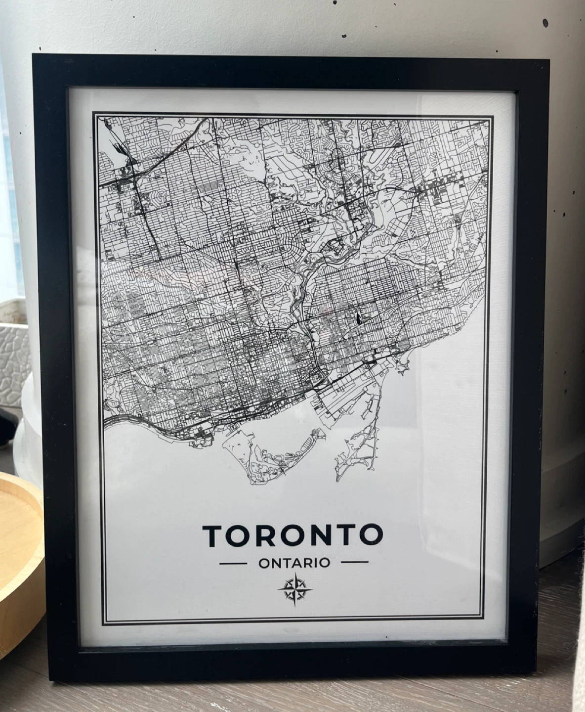 Framed Toronto Map Art