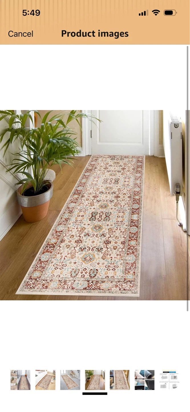 New-Persian Style Runner Rug