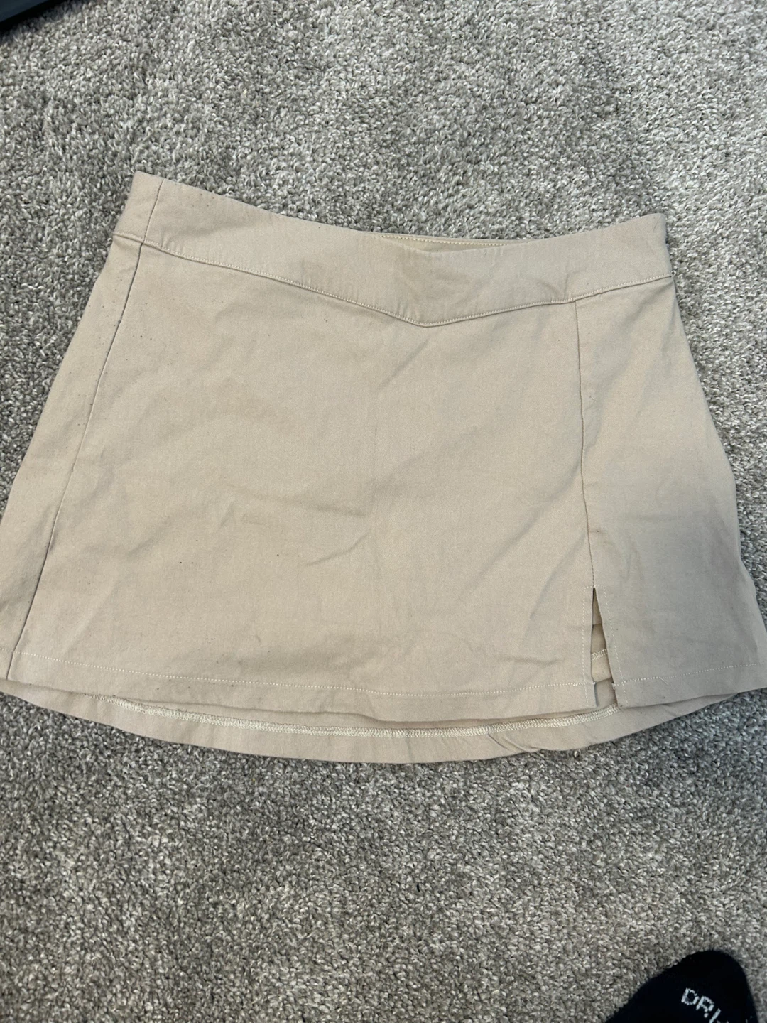 Garage Tan A-Line Skort