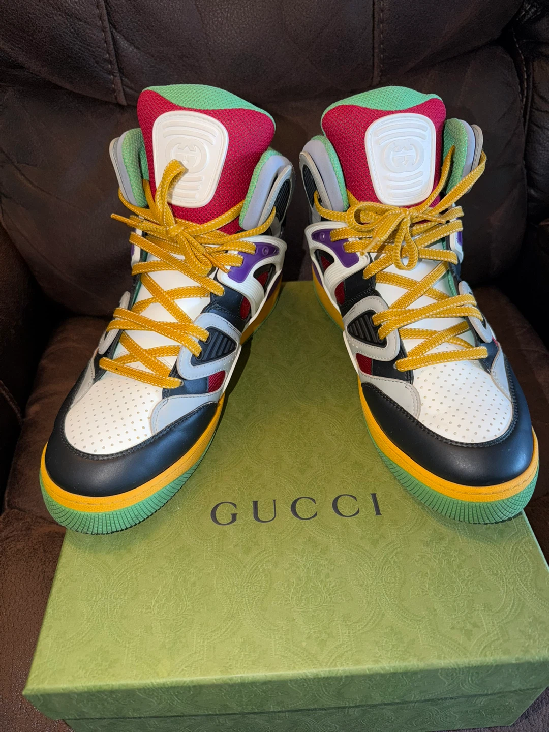 Gucci Basket High Top Sneakers
