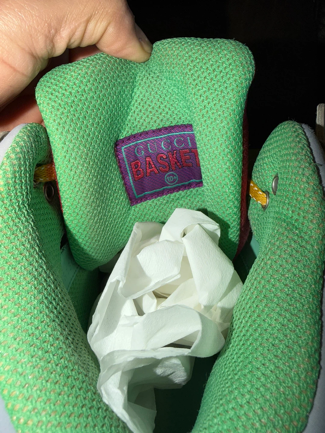 Gucci Basket High Top Sneakers - photo 5
