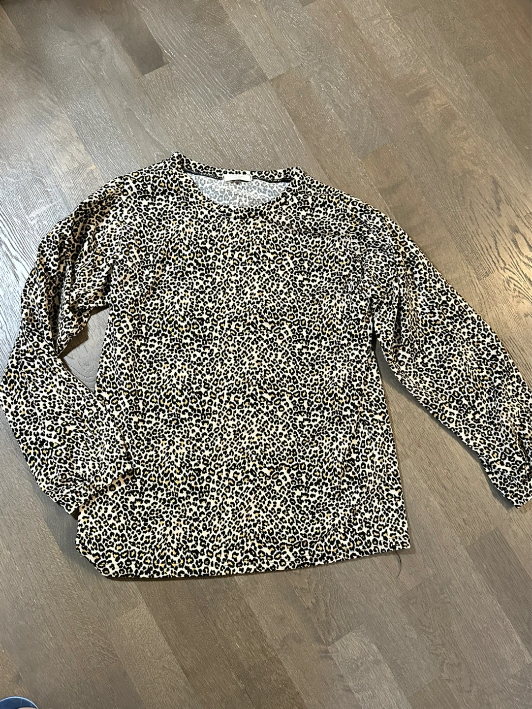 Leopard Puff Sleeve Top - photo 2