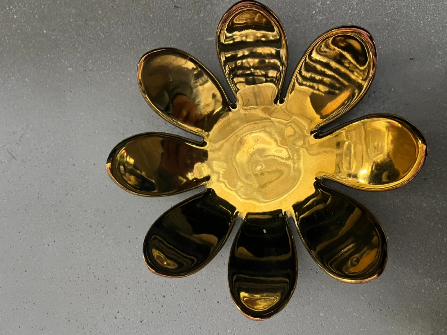 Set of 3 Gold Flower Bowls - photo 4
