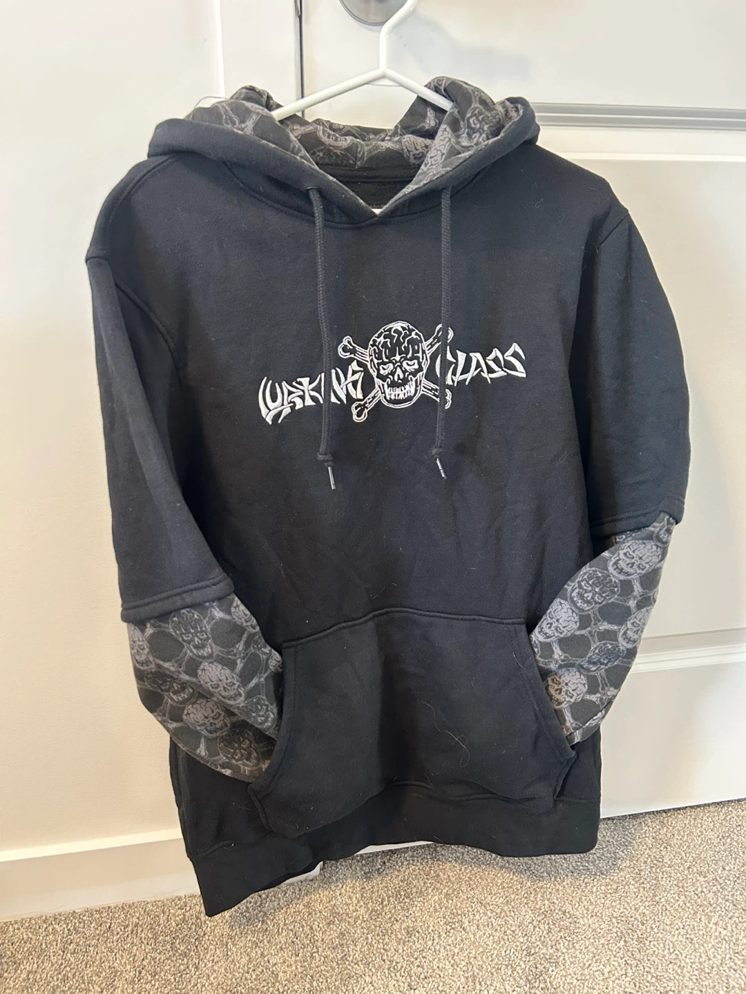 Lurking Class Skull Hoodie