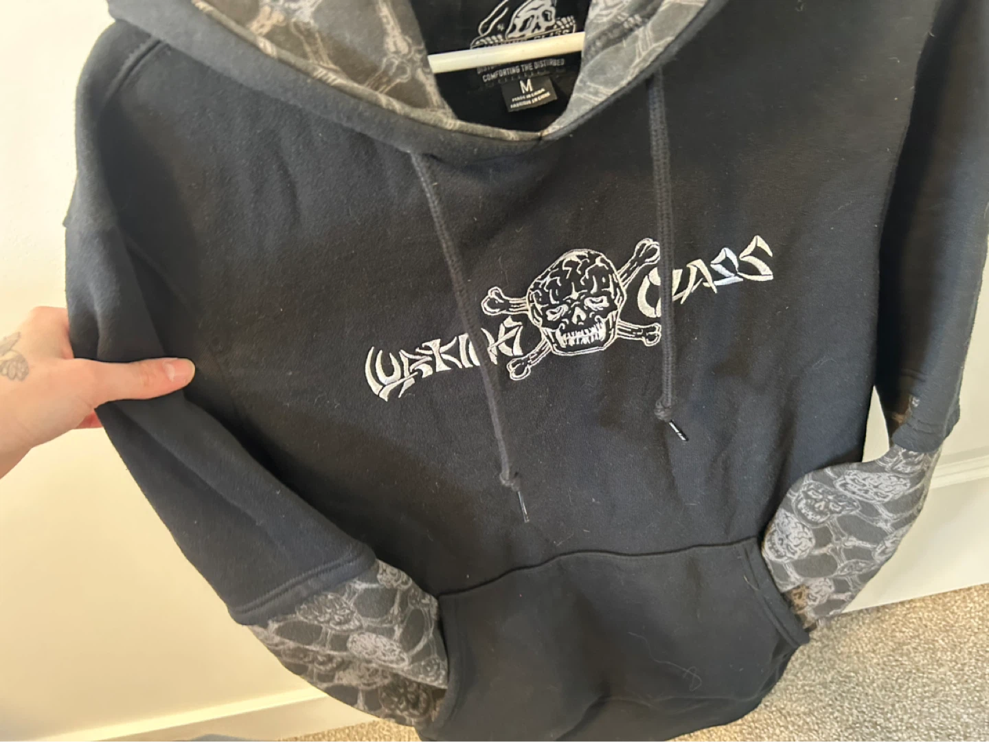 Lurking Class Skull Hoodie - photo 2