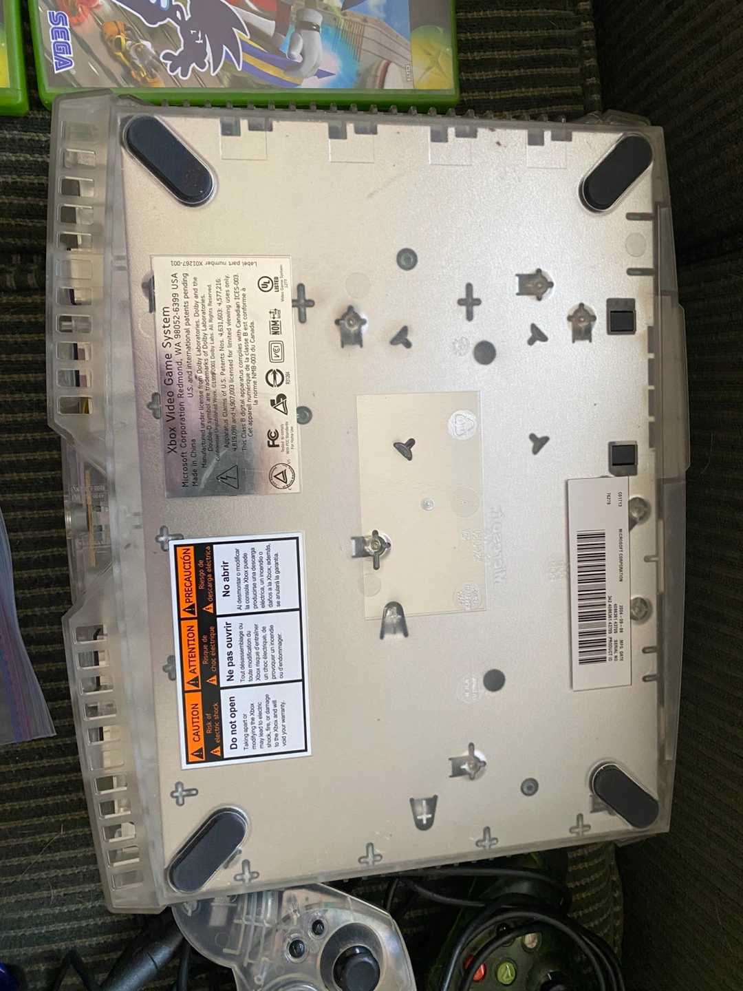 Original Xbox (white crystal) - photo 3
