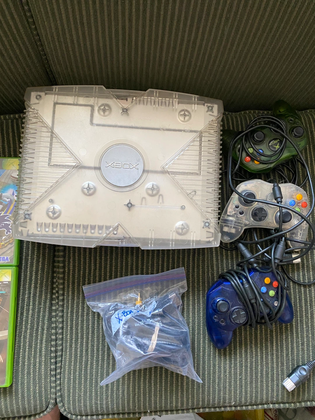 Original Xbox (white crystal)