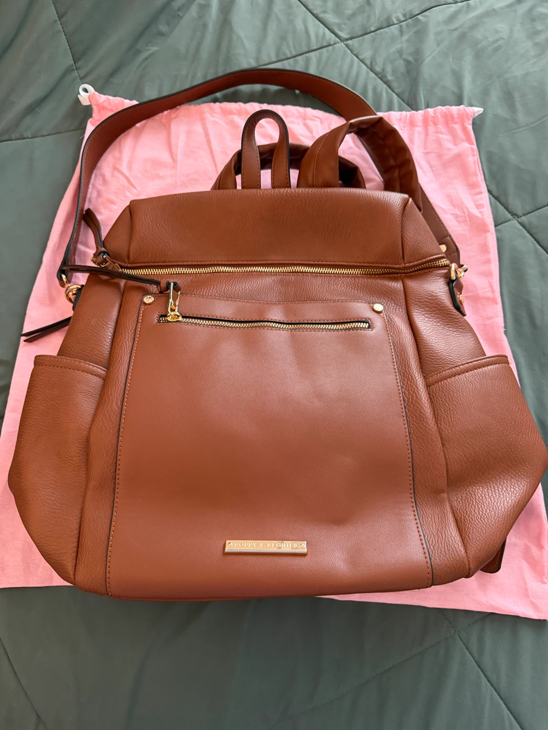 Poppy & Peonies Commuter Backpack - Chestnut - photo 3