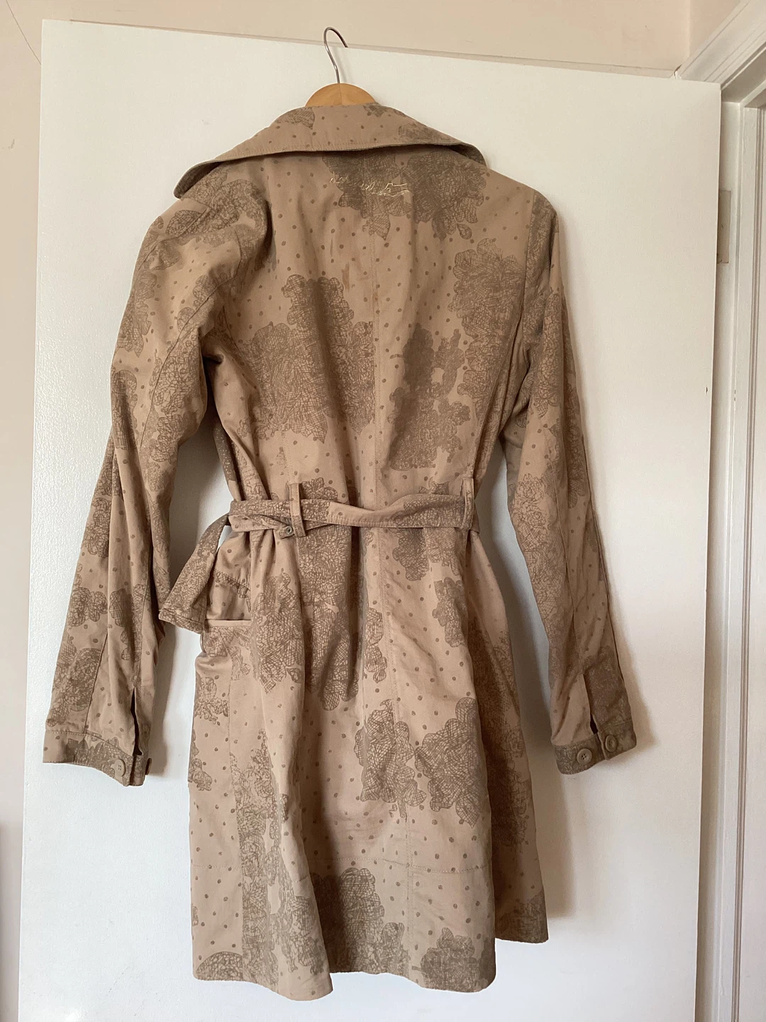 Women's Trench Coat with Removable hood - photo 2